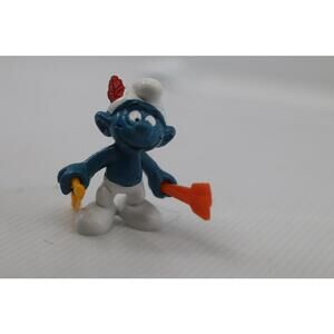 ARCHER SMURF - Bow & Arrow - Vintage SMURFS Bully PVC Figure